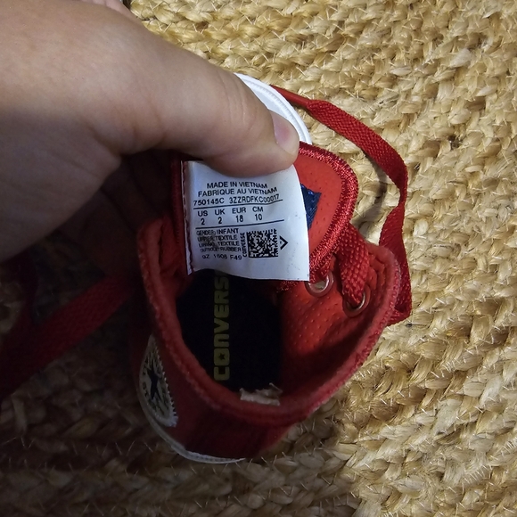 Baby Red Converse - Picture 5 of 5